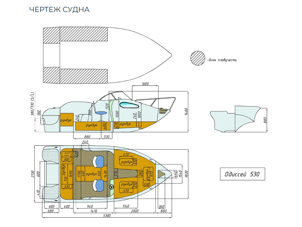 Стеклопластиковый катер Neman-530 с каютой в Димитровграде Стеклопластиковый катер Neman-530 с каютой в Димитровграде