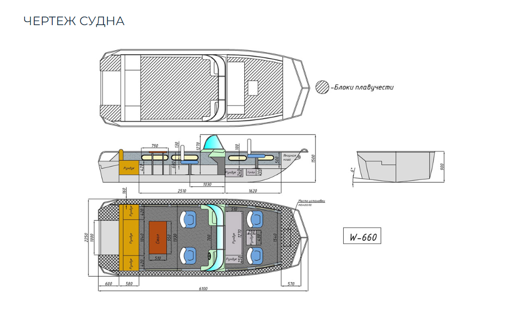 Алюминиевый катер Wyatboat-660 в Димитровграде Алюминиевый катер Wyatboat-660 в Димитровграде