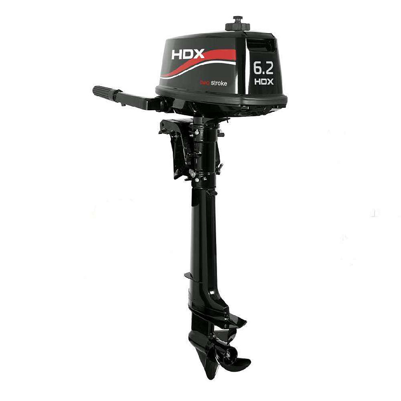 Лодочный мотор 2-х тактный HDX R series T 6,2 BMS (с топливным баком 12л) в Димитровграде Лодочный мотор 2-х тактный HDX R series T 6,2 BMS (с топливным баком 12л) в Димитровграде