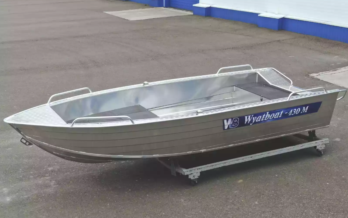 Алюминиевая лодка  Wyatboat-430М FISH в Димитровграде Алюминиевая лодка  Wyatboat-430М FISH в Димитровграде