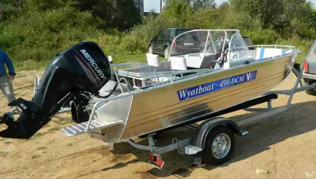 Алюминиевый катер Wyatboat-490 DCM в Димитровграде Алюминиевый катер Wyatboat-490 DCM в Димитровграде