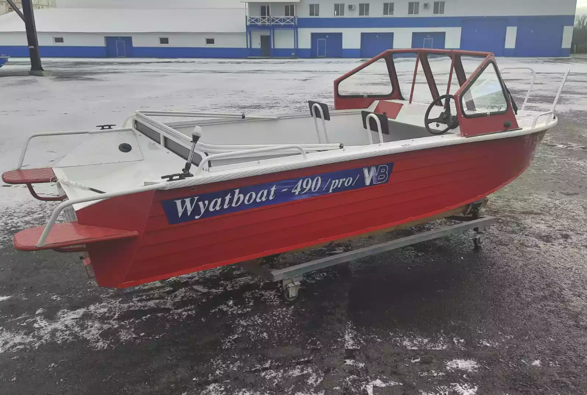 Алюминиевый катер Wyatboat-490 DCM Pro в Димитровграде Алюминиевый катер Wyatboat-490 DCM Pro в Димитровграде