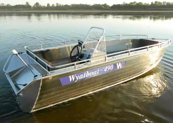 Алюминиевый катер Wyatboat-490 C в Димитровграде Алюминиевый катер Wyatboat-490 C в Димитровграде