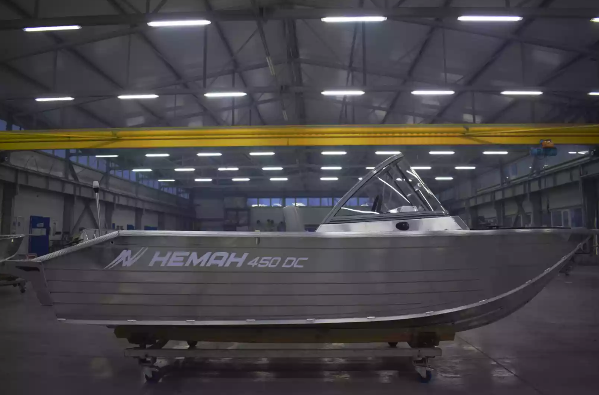 Алюминиевый катер Неман-450 DC NEW без покраски в Димитровграде Алюминиевый катер Неман-450 DC NEW без покраски в Димитровграде