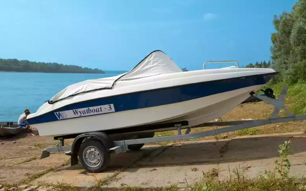 Стеклопластиковый катер Wyatboat-3 (c рундуками) в Димитровграде Стеклопластиковый катер Wyatboat-3 (c рундуками) в Димитровграде