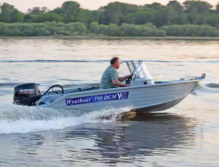 Алюминиевый катер Wyatboat-390 DCM в Димитровграде Алюминиевый катер Wyatboat-390 DCM в Димитровграде