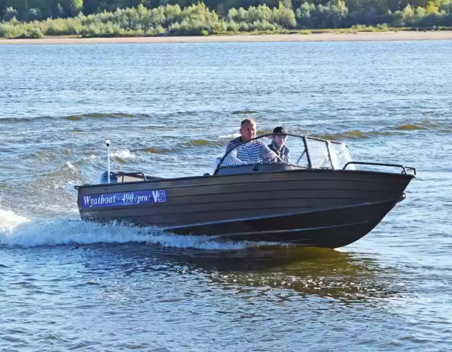 Алюминиевый катер Wyatboat-490 Pro в Димитровграде Алюминиевый катер Wyatboat-490 Pro в Димитровграде