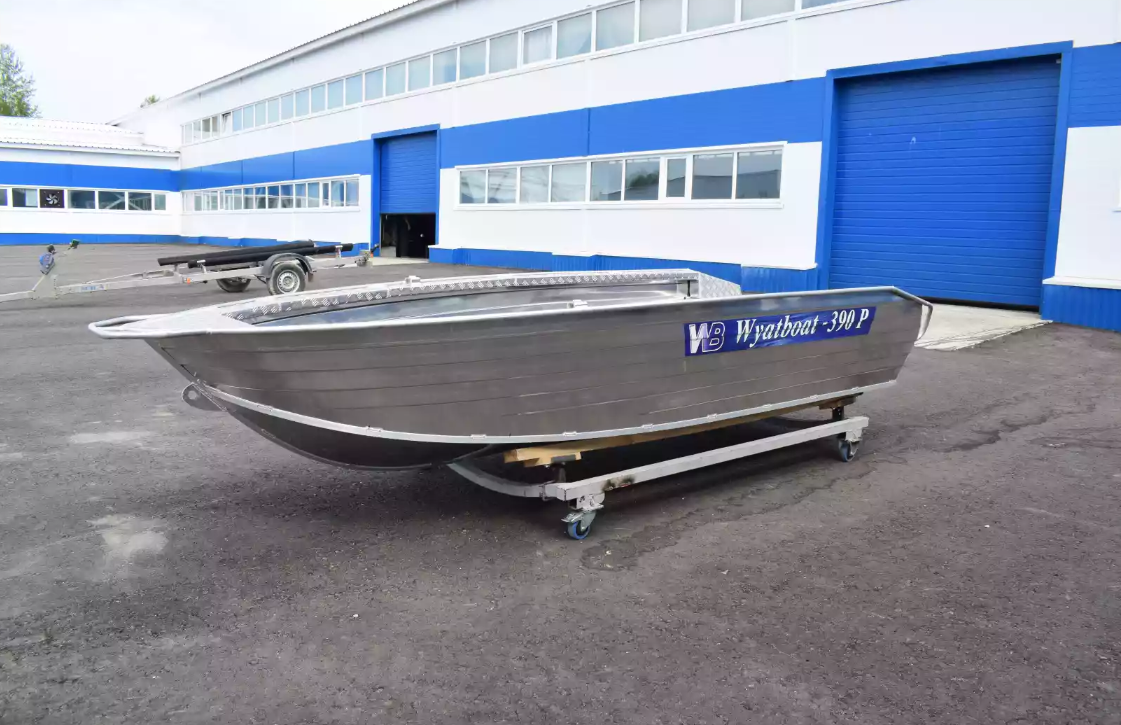 Алюминиевая лодка Wyatboat-390Р Увеличенный борт в Димитровграде Алюминиевая лодка Wyatboat-390Р Увеличенный борт в Димитровграде