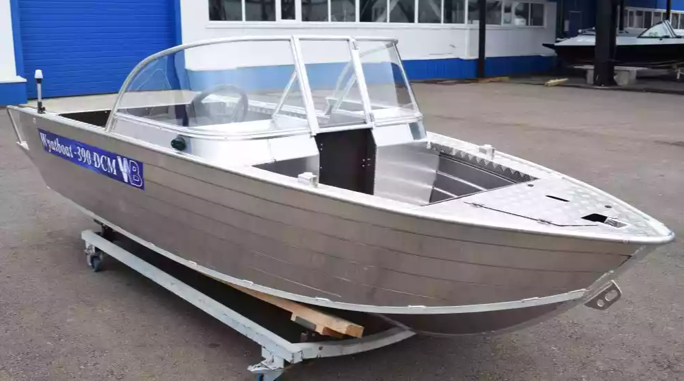 Алюминиевая лодка Wyatboat-390 DCM Увеличенный борт в Димитровграде Алюминиевая лодка Wyatboat-390 DCM Увеличенный борт в Димитровграде