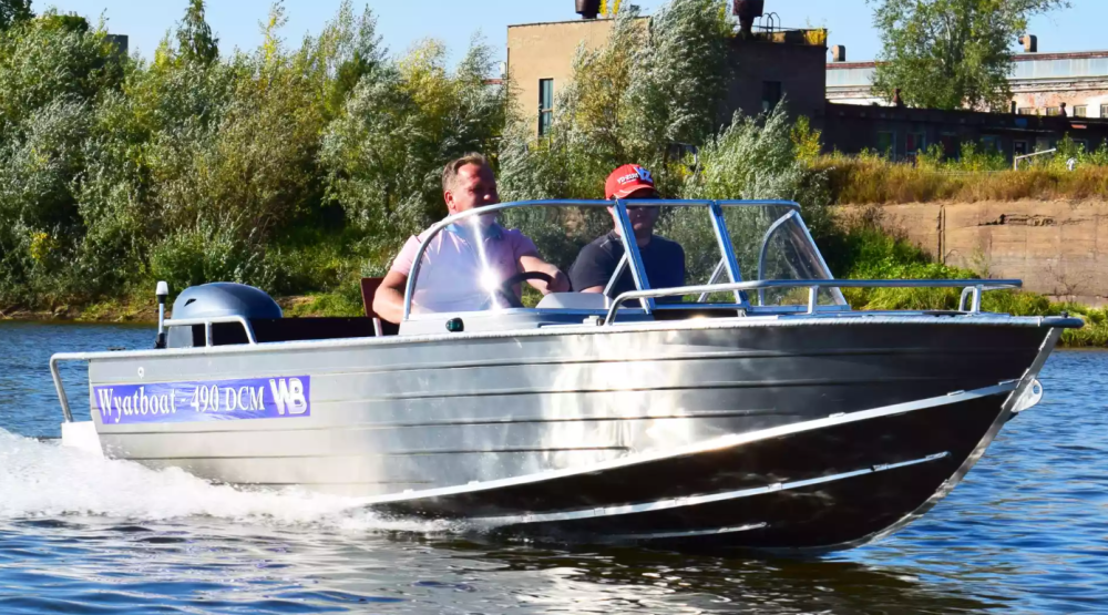 Алюминиевый катер Wyatboat-490 DCM в Димитровграде Алюминиевый катер Wyatboat-490 DCM в Димитровграде