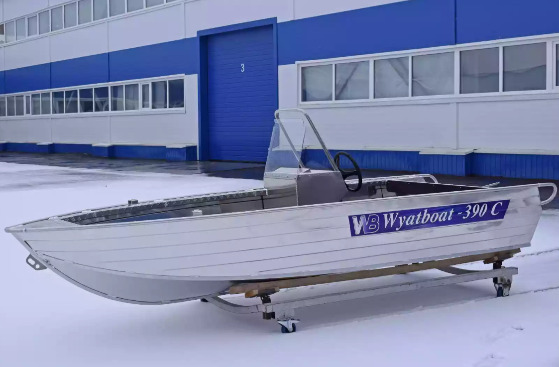 Алюминиевая лодка Wyatboat-390 C в Димитровграде Алюминиевая лодка Wyatboat-390 C в Димитровграде