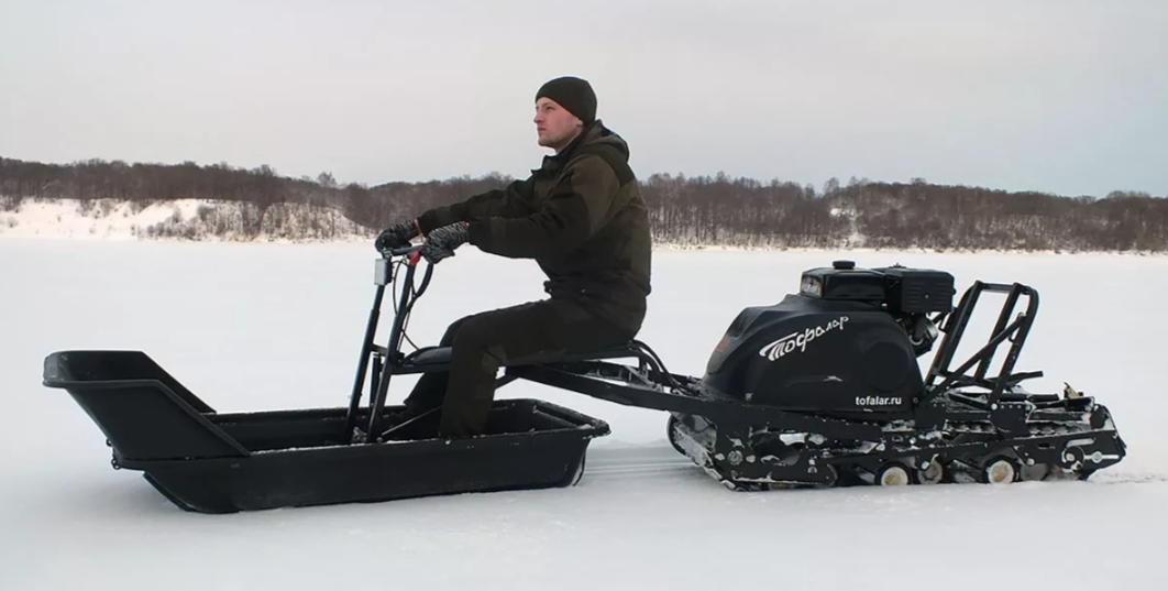 Мотобуксировщик Тофалар 500 с модулем Толкач в Димитровграде Мотобуксировщик Тофалар 500 с модулем Толкач в Димитровграде