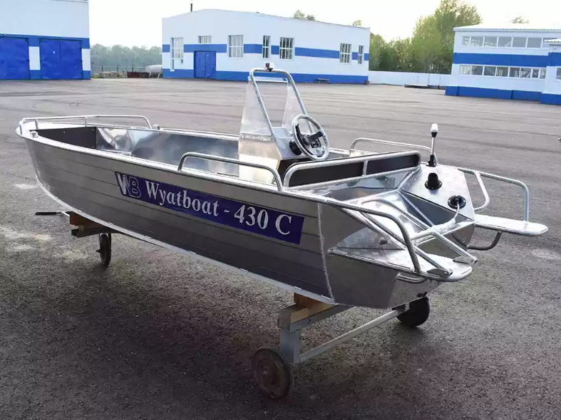 Алюминиевый катер Wyatboat-430 C в Димитровграде Алюминиевый катер Wyatboat-430 C в Димитровграде