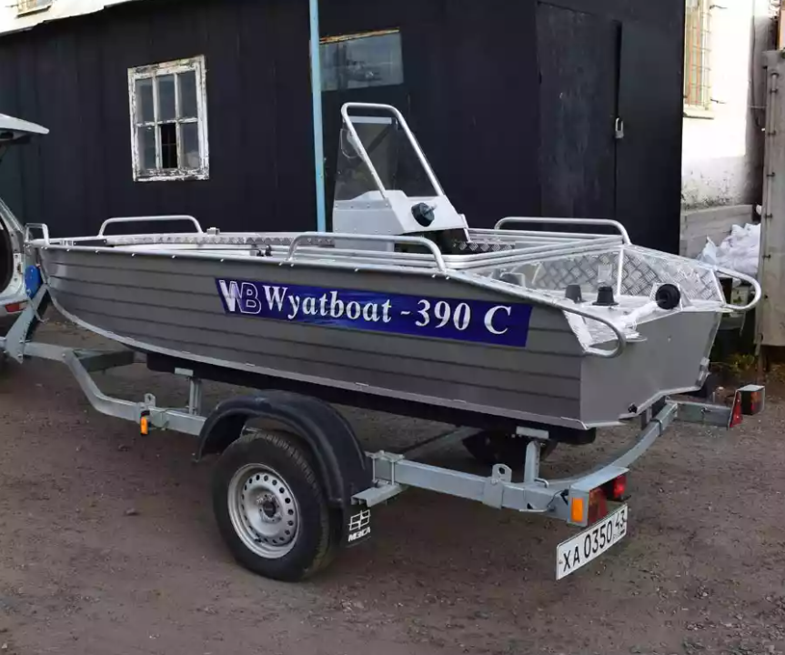 Алюминиевая лодка Wyatboat-390 C в Димитровграде Алюминиевая лодка Wyatboat-390 C в Димитровграде