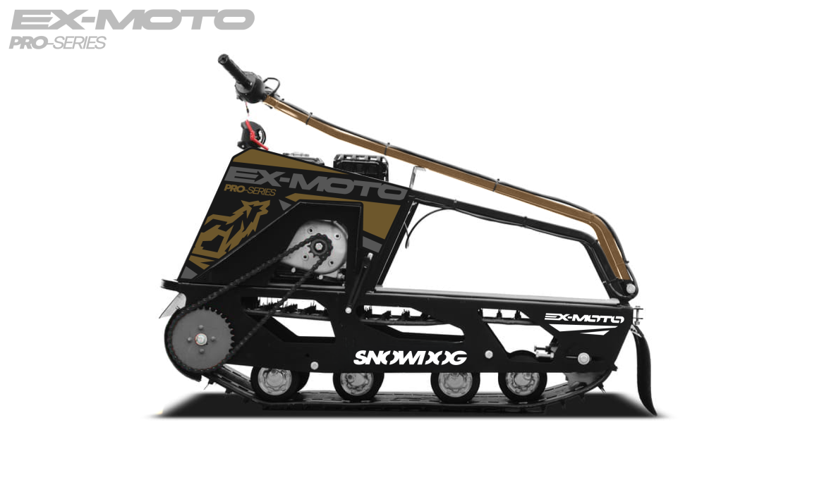 Мотобуксировщик EX-MOTO SNOWDOG S380 8л.с. в Димитровграде