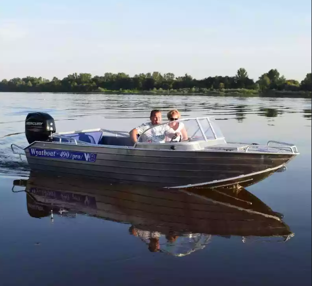 Алюминиевый катер Wyatboat-490 Pro в Димитровграде Алюминиевый катер Wyatboat-490 Pro в Димитровграде