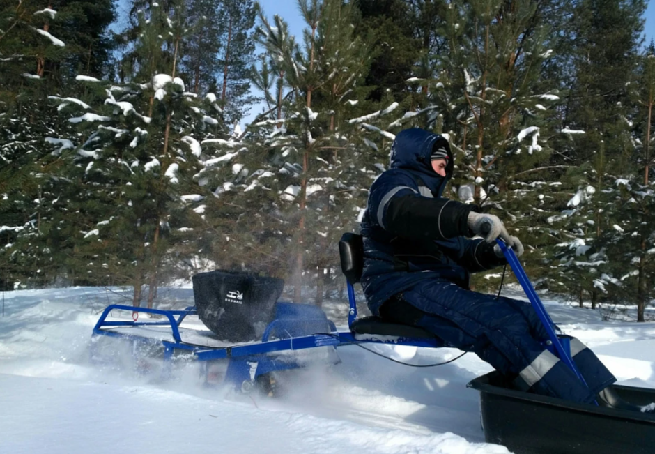 Мотобуксировщик толкач Альбатрос-XL8 с модулем. Без фары, тележки в Димитровграде