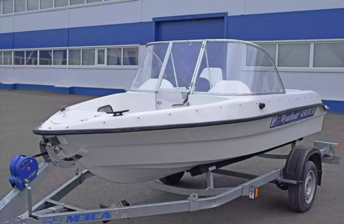 Стеклопластиковый катер Wyatboat-430DCМ (килевая) в Димитровграде Стеклопластиковый катер Wyatboat-430DCМ (килевая) в Димитровграде