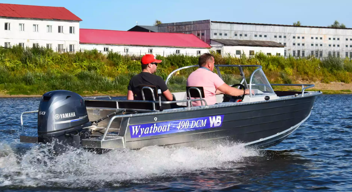 Алюминиевый катер Wyatboat-490 DCM в Димитровграде Алюминиевый катер Wyatboat-490 DCM в Димитровграде