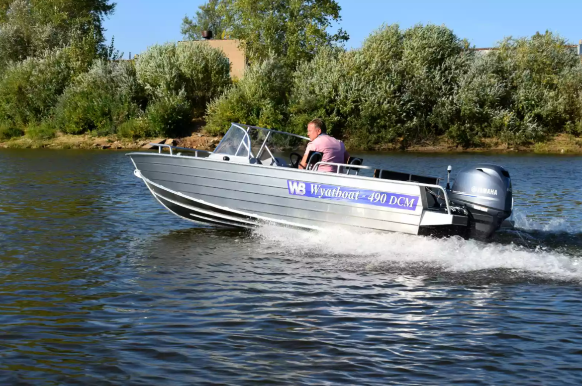 Алюминиевый катер Wyatboat-490 DCM в Димитровграде Алюминиевый катер Wyatboat-490 DCM в Димитровграде