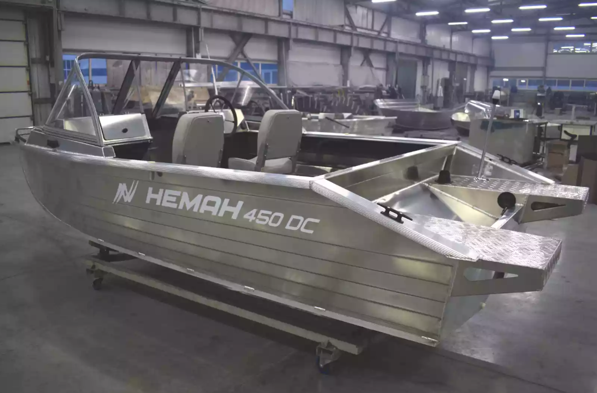 Алюминиевый катер Неман-450 DC NEW без покраски в Димитровграде Алюминиевый катер Неман-450 DC NEW без покраски в Димитровграде