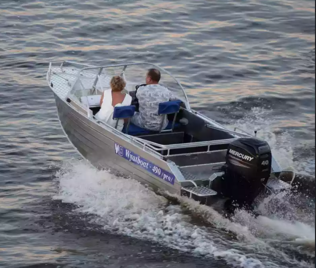 Алюминиевый катер Wyatboat-490 Pro в Димитровграде Алюминиевый катер Wyatboat-490 Pro в Димитровграде