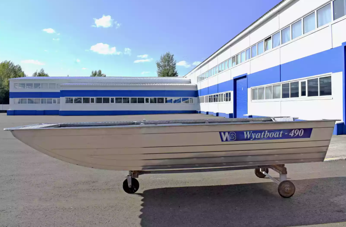 Алюминиевая лодка Wyatboat-490 Jonboat в Димитровграде Алюминиевая лодка Wyatboat-490 Jonboat в Димитровграде