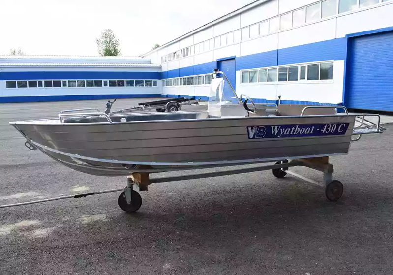 Алюминиевый катер Wyatboat-430 C в Димитровграде Алюминиевый катер Wyatboat-430 C в Димитровграде
