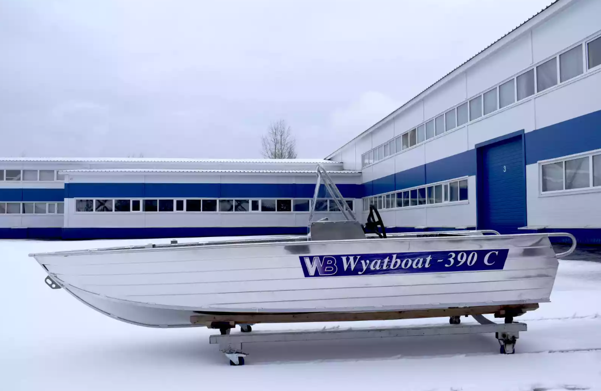 Алюминиевый катер Wyatboat-390 C в Димитровграде Алюминиевый катер Wyatboat-390 C в Димитровграде