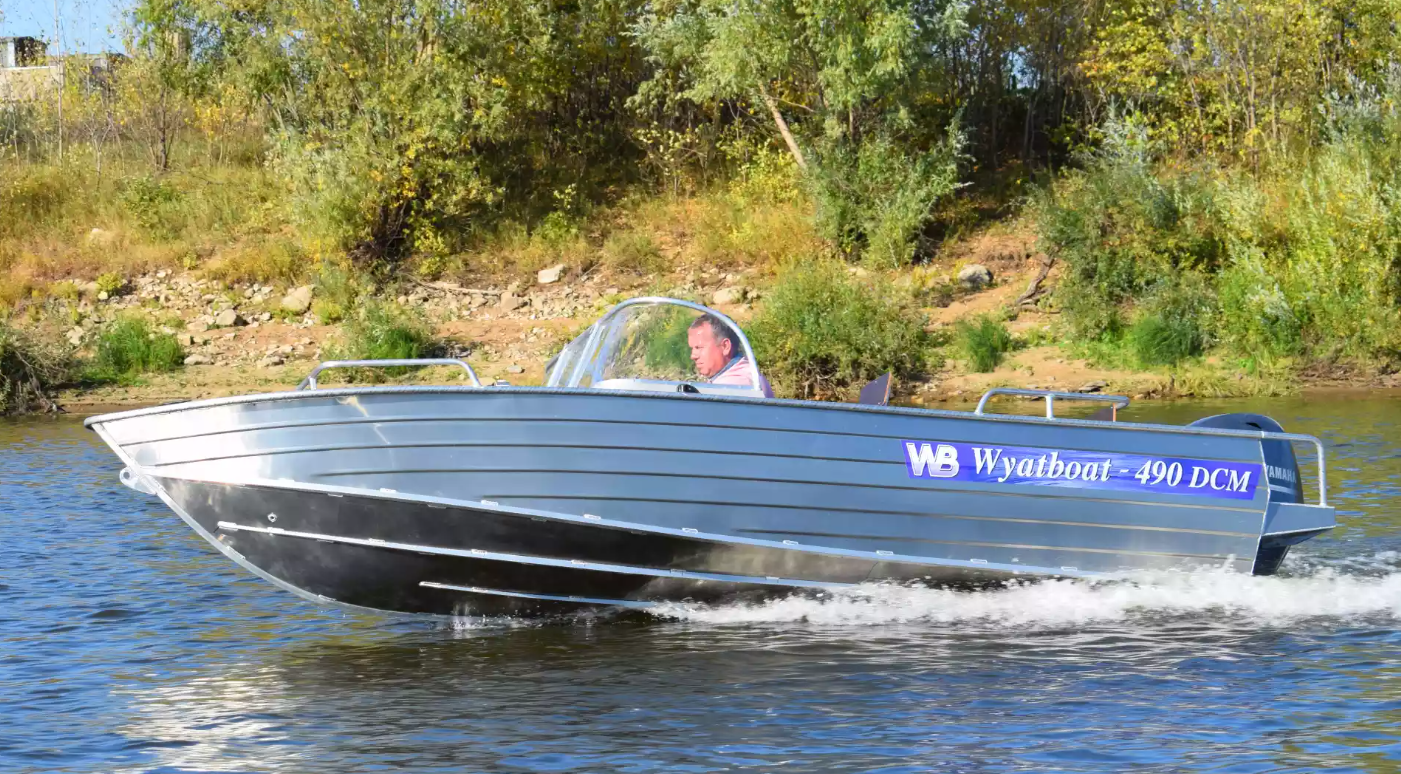 Алюминиевый катер Wyatboat-490 DCM в Димитровграде Алюминиевый катер Wyatboat-490 DCM в Димитровграде