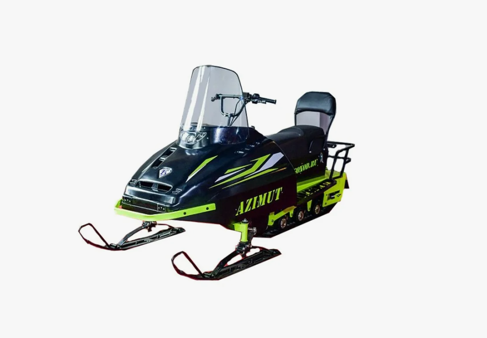 Миниснегоход Бурлак Азимут 20 л.с. , эл.запуск, реверс, тормоз гидравл, капот черный в Димитровграде