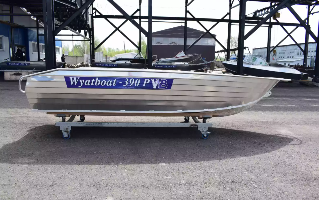 Алюминиевая лодка Wyatboat-390Р Увеличенный борт в Димитровграде Алюминиевая лодка Wyatboat-390Р Увеличенный борт в Димитровграде