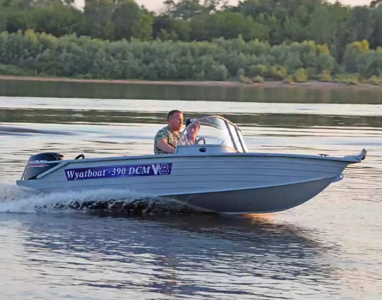 Алюминиевый катер Wyatboat-390 DCM в Димитровграде Алюминиевый катер Wyatboat-390 DCM в Димитровграде