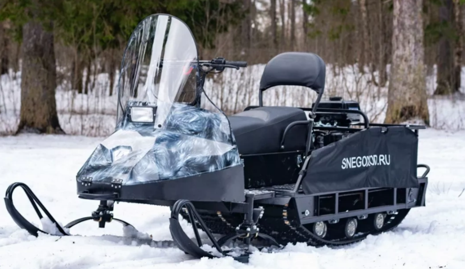 Миниснегоход Егерь Экспедитор 20 л.с. , реверс, тормоз, капот белый в Димитровграде