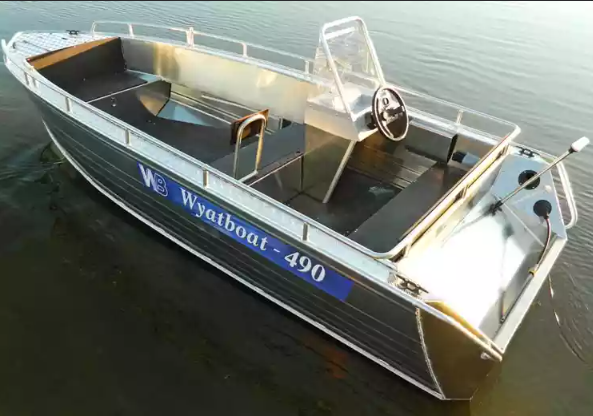 Алюминиевый катер Wyatboat-490 C в Димитровграде Алюминиевый катер Wyatboat-490 C в Димитровграде