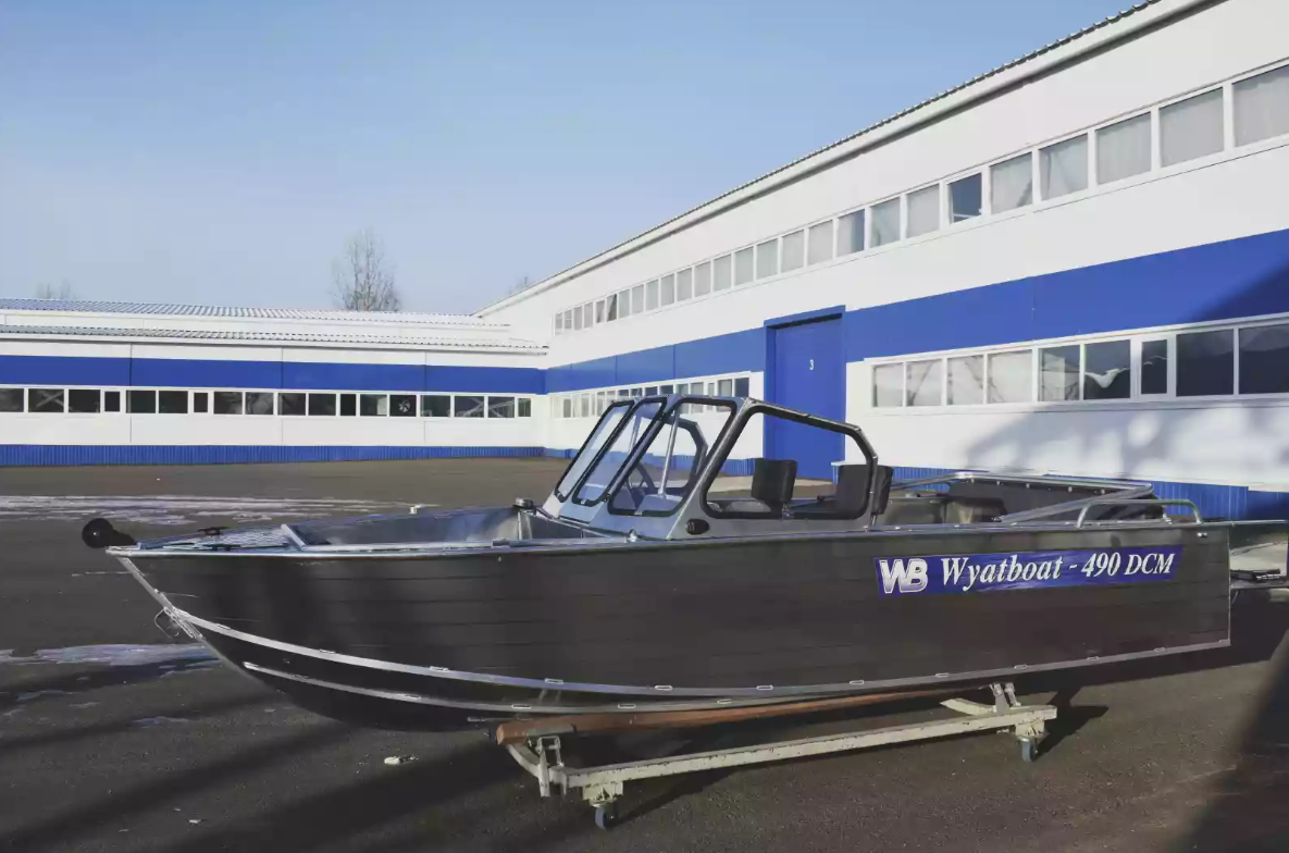 Алюминиевый катер Wyatboat-490 DCM Pro в Димитровграде Алюминиевый катер Wyatboat-490 DCM Pro в Димитровграде