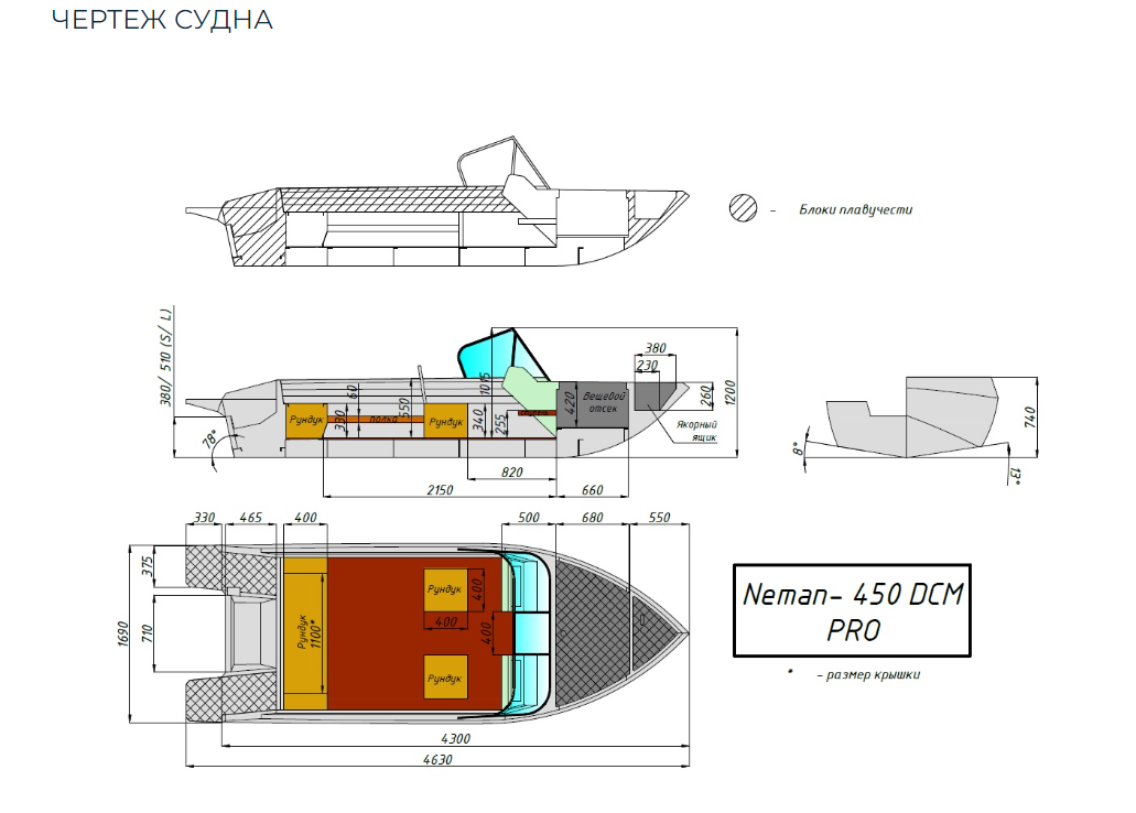 Алюминиевый катер Neman-450 DCM PRO в Димитровграде Алюминиевый катер Neman-450 DCM PRO в Димитровграде