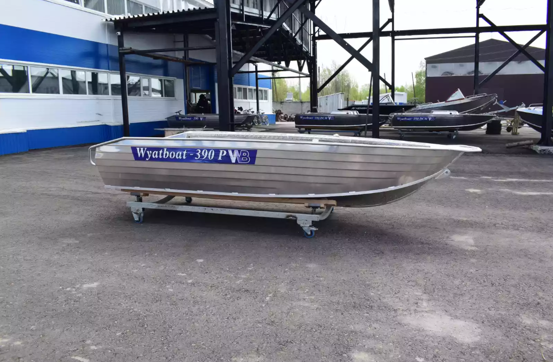 Алюминиевая лодка Wyatboat-390Р Увеличенный борт в Димитровграде Алюминиевая лодка Wyatboat-390Р Увеличенный борт в Димитровграде