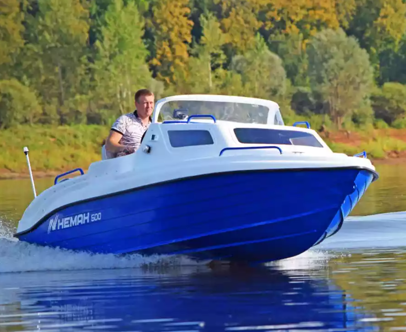 Комбинированный катер Neman-500 с каютой в Димитровграде Комбинированный катер Neman-500 с каютой в Димитровграде