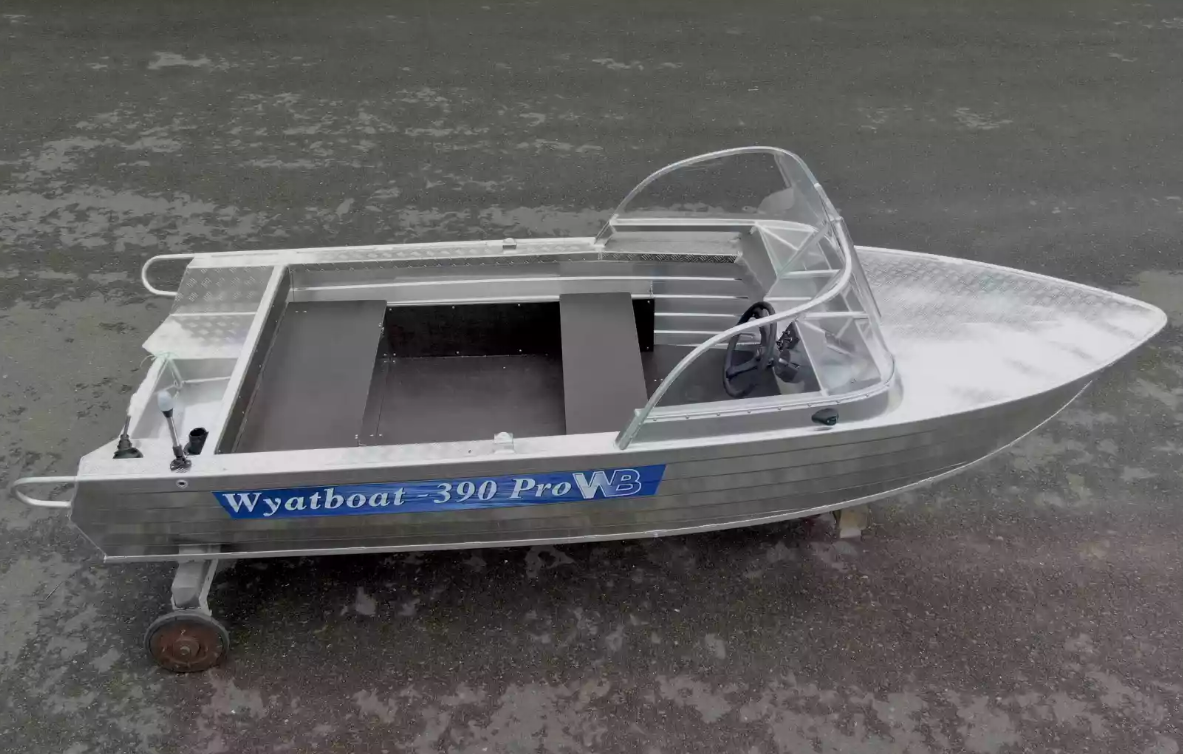 Алюминиевый катер Wyatboat-390 Pro в Димитровграде Алюминиевый катер Wyatboat-390 Pro в Димитровграде