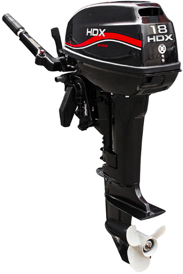 Лодочный мотор 2-х тактный HDX R series TE 18 BMS в Димитровграде Лодочный мотор 2-х тактный HDX R series TE 18 BMS в Димитровграде