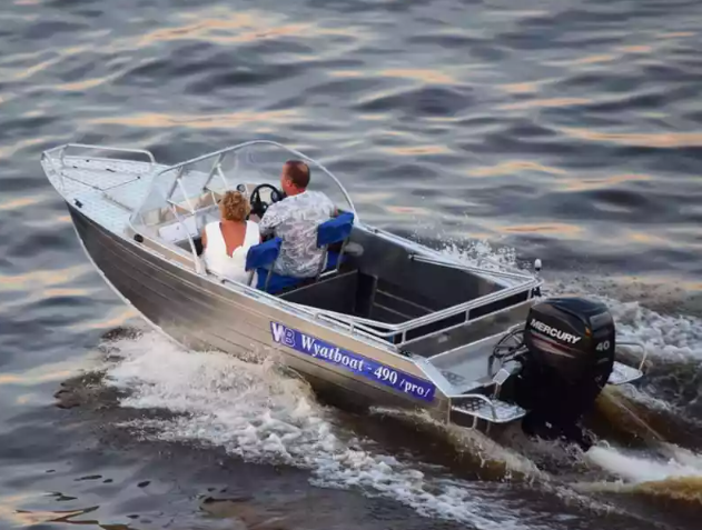 Алюминиевый катер Wyatboat-490 Pro водомет в Димитровграде Алюминиевый катер Wyatboat-490 Pro водомет в Димитровграде