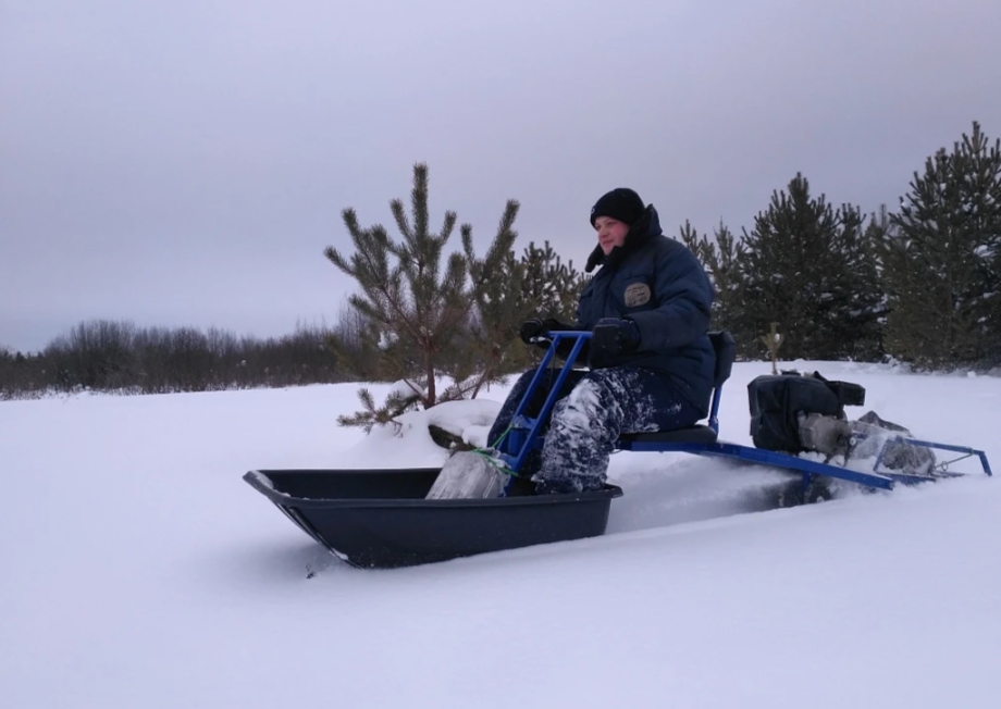 Мотобуксировщик толкач Альбатрос-XL8 с модулем. Без фары, тележки в Димитровграде