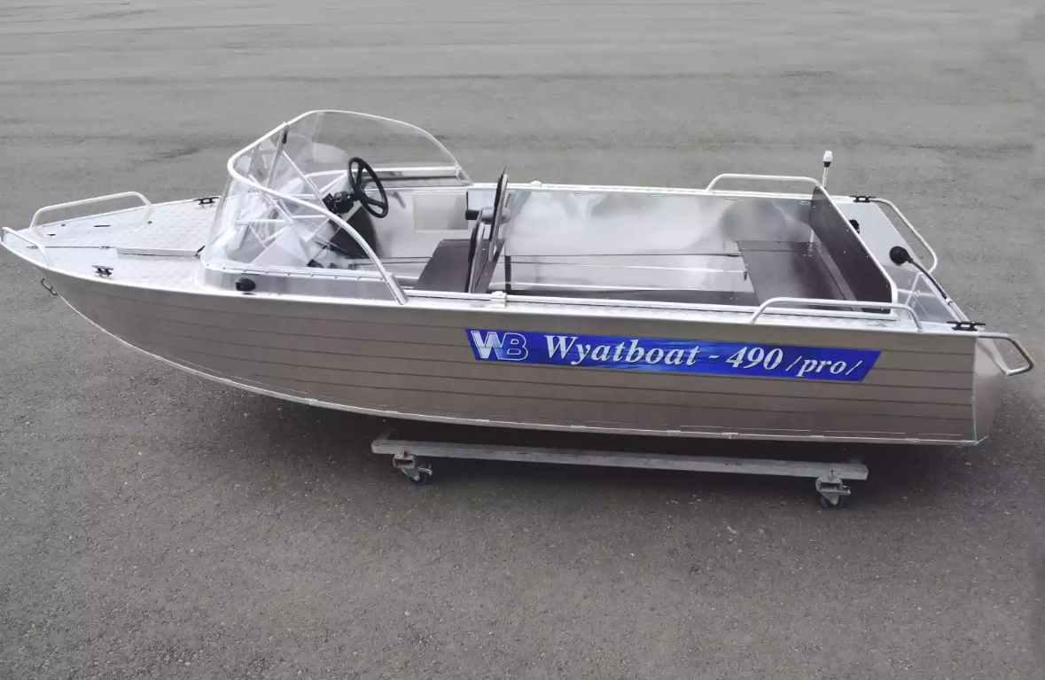 Алюминиевый катер Wyatboat-490 Pro в Димитровграде Алюминиевый катер Wyatboat-490 Pro в Димитровграде