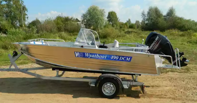 Алюминиевый катер Wyatboat-490 DCM в Димитровграде Алюминиевый катер Wyatboat-490 DCM в Димитровграде