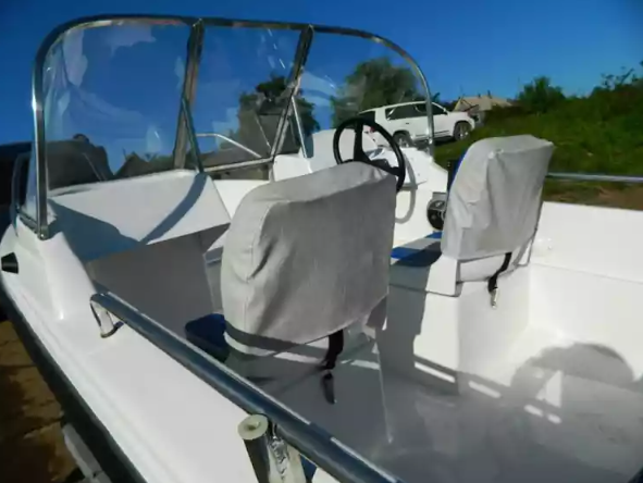 Стеклопластиковый катер Wyatboat-430 DC (тримаран) в Димитровграде Стеклопластиковый катер Wyatboat-430 DC (тримаран) в Димитровграде