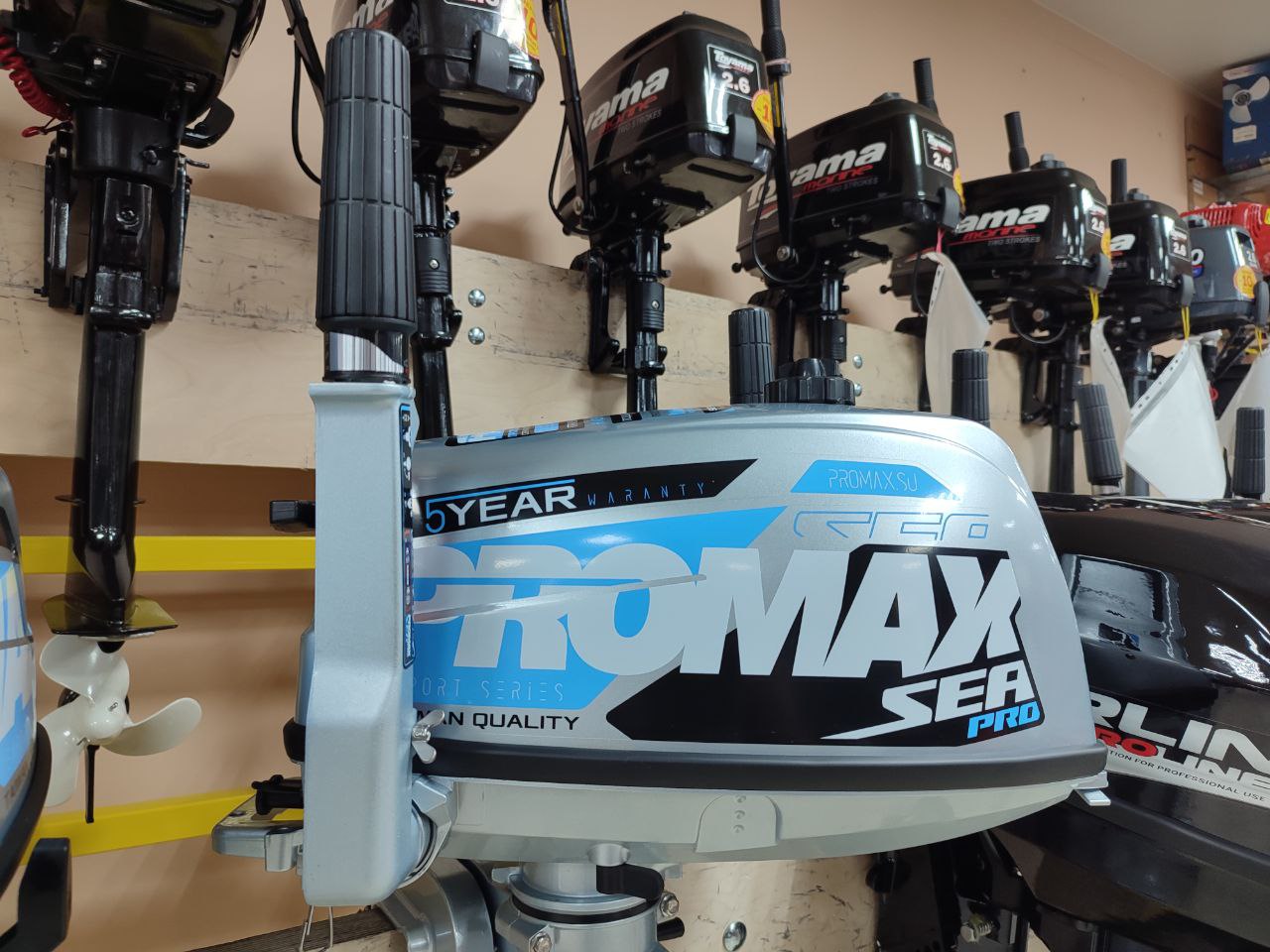 Лодочный мотор PROMAX SP5FHS (внешний бак 12 л) в Димитровграде Лодочный мотор PROMAX SP5FHS (внешний бак 12 л) в Димитровграде