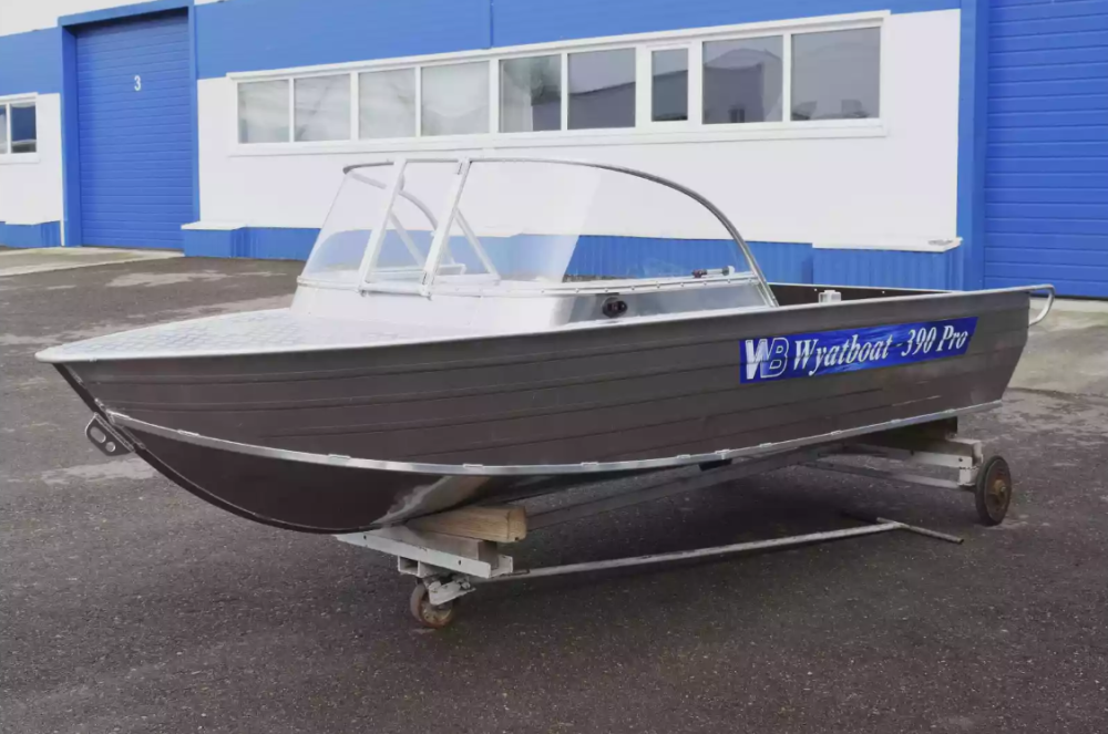 Алюминиевая лодка Wyatboat-390 Pro в Димитровграде Алюминиевая лодка Wyatboat-390 Pro в Димитровграде