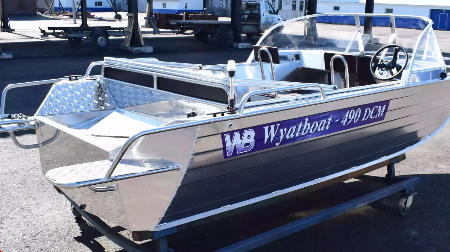 Алюминиевый катер Wyatboat-490 DCM в Димитровграде Алюминиевый катер Wyatboat-490 DCM в Димитровграде