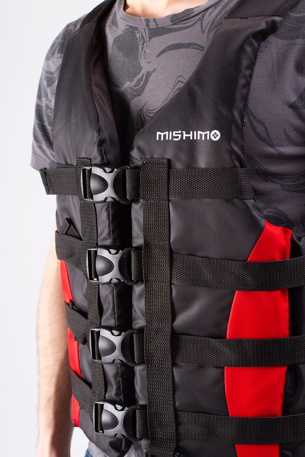 Жилет спасательный MISHIMO PRO Премиум качества Черно-красный в Димитровграде Жилет спасательный MISHIMO PRO Премиум качества Черно-красный в Димитровграде